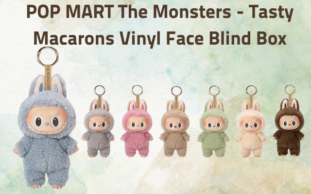 POP MART The Monsters - Tasty Macarons Vinyl Face Blind Box