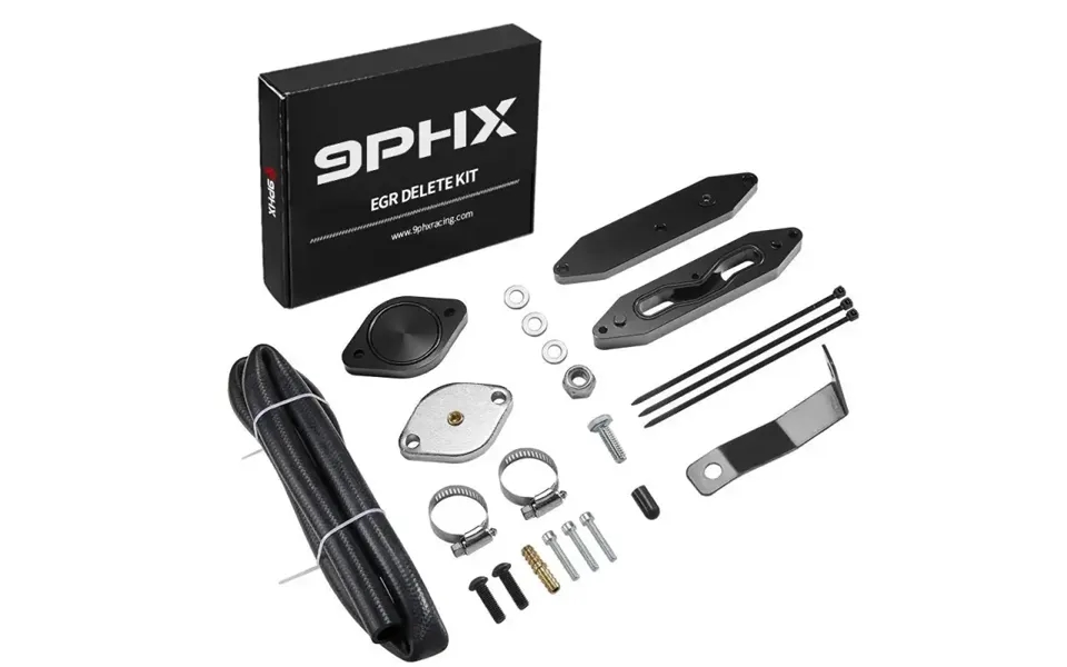 2011-2023 Powerstroke 6.7l Egr Delete Kit W Coolant Bypass Black For Ford F250 F350 F450 F550