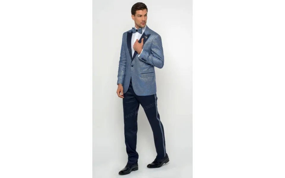 Dusty Blue Groomsmen Suits