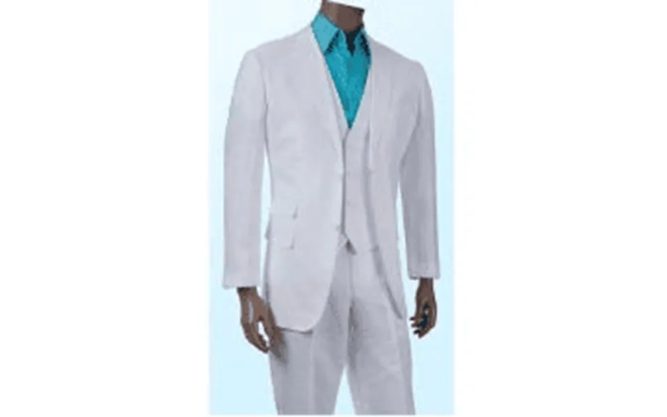 Mens White Linen Suit