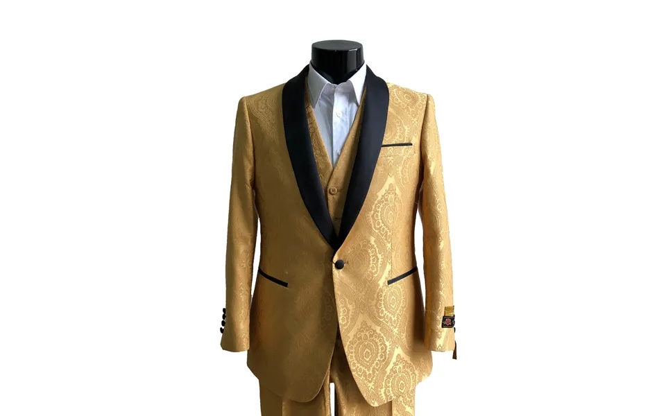 Nlo-eurot Gold-blk-satin - Tuxedo Wholesale Distributors