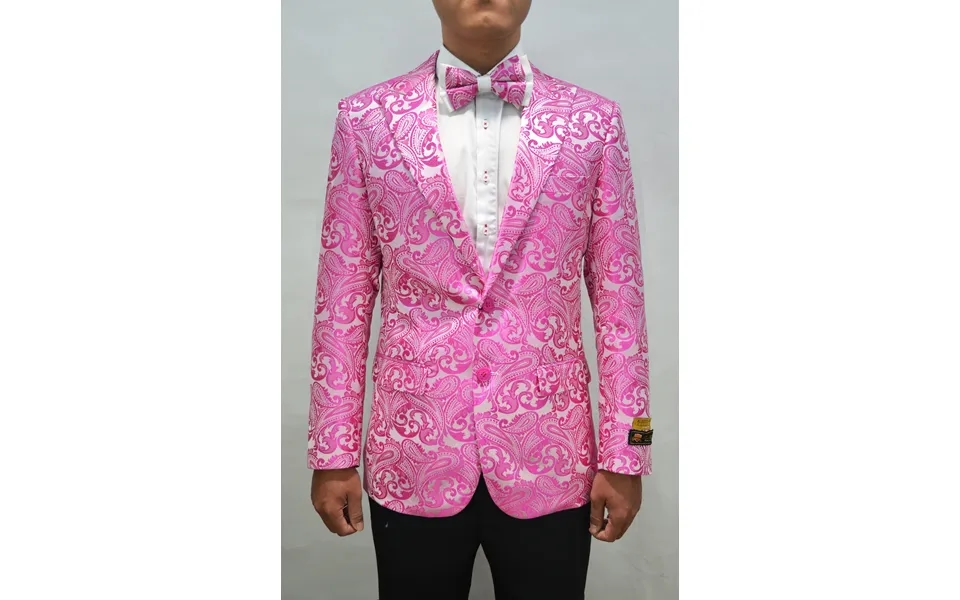 Paisley-100 Fuschia - Mens Wholesale Blazers