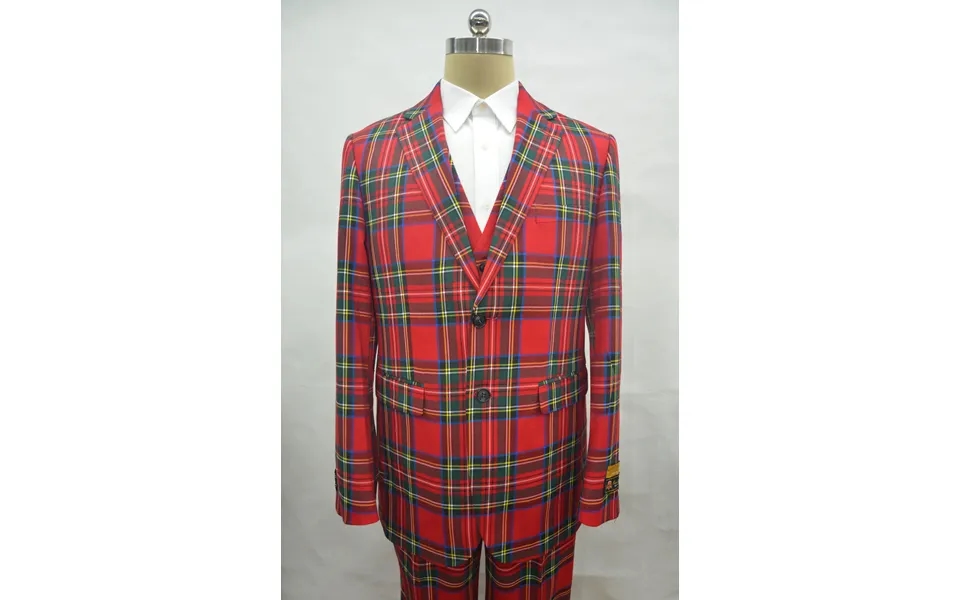 Plaid-235 Red