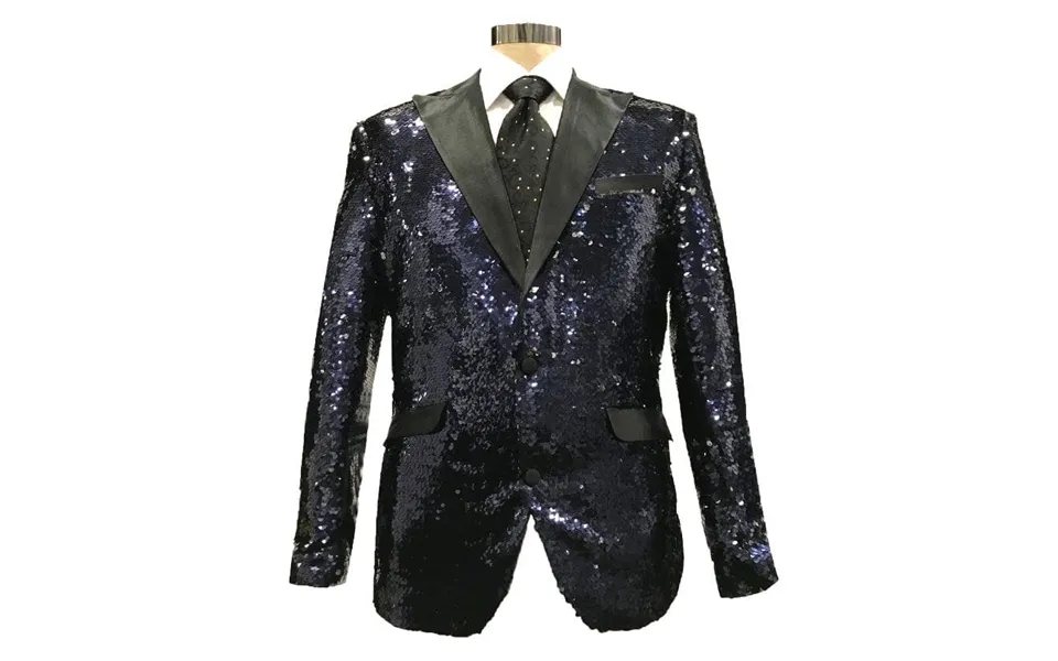 Sequins-3 Navy Silver