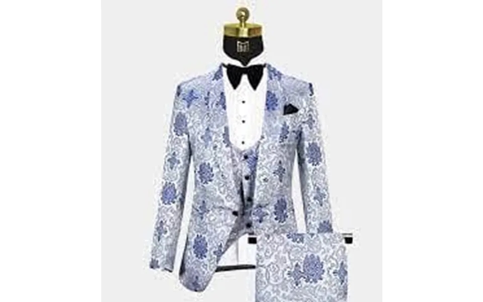 Silver And Blue Tuxedo