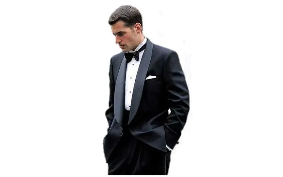 Tux-shawl Black Black - Tuxedo Wholesale Distributors