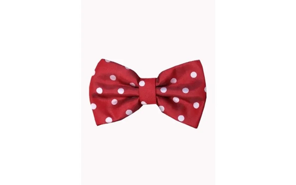 Wholesale Mens Ties Bulk - Men's Polyester Red And White Polka Dot Pattern Bowtie