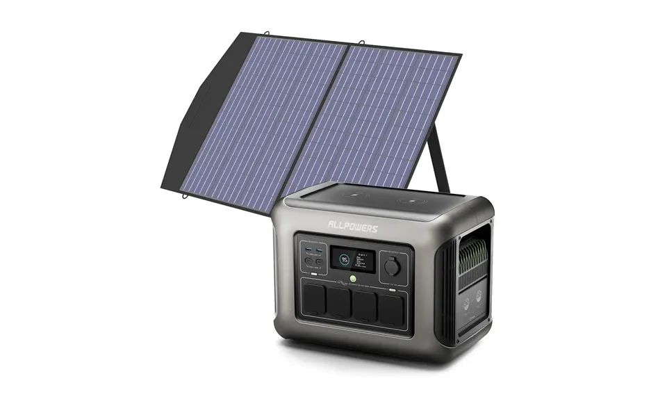 Allpower Solar Generator Kit Portable Power Station 100w Solar Panel
