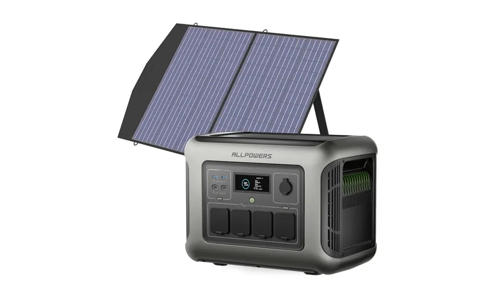 Allpowers R1500 Lite 1000wh Portable Power Station R1500 Lite Sp027 100w Solar Panel