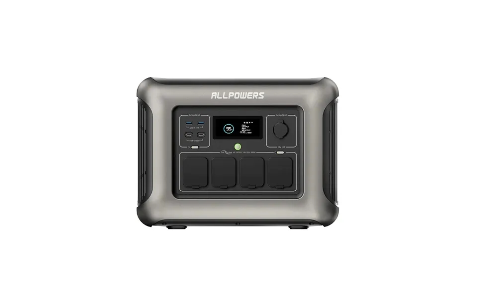 Allpowers R1500 Portable Power Station 1800w 1152wh Lifepo4 Battery Refurbished