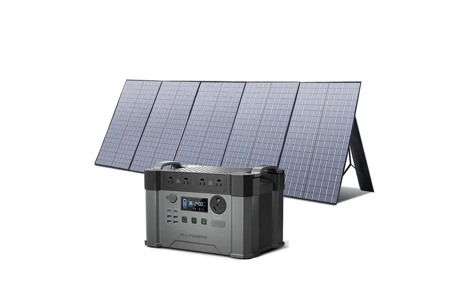 Allpowers Solar Generator Kit 2400w S2000 Pro Sp037 400w Solar Panel