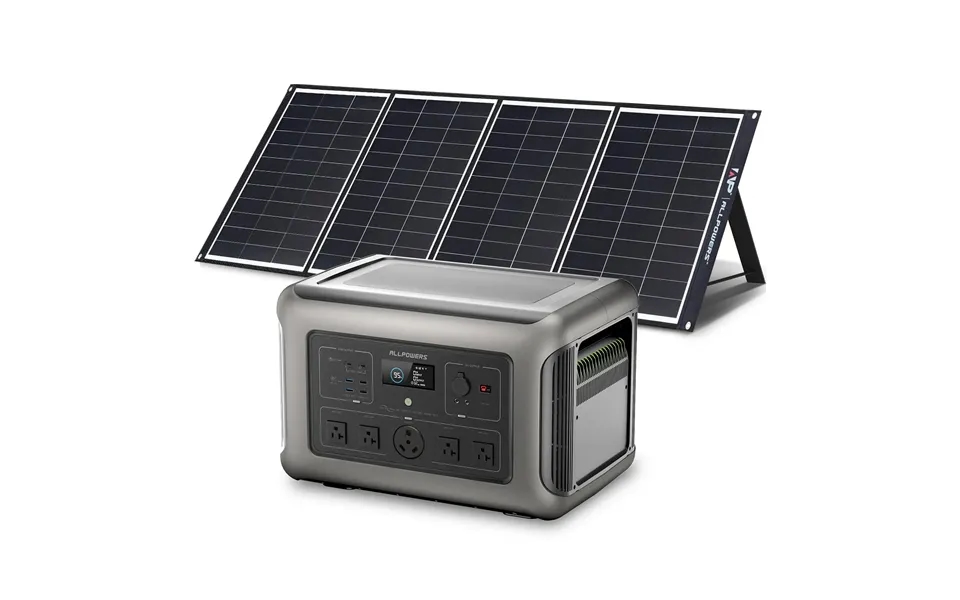 Allpowers Solar Generator Kit 3200w Power Station 200w Solar Panel