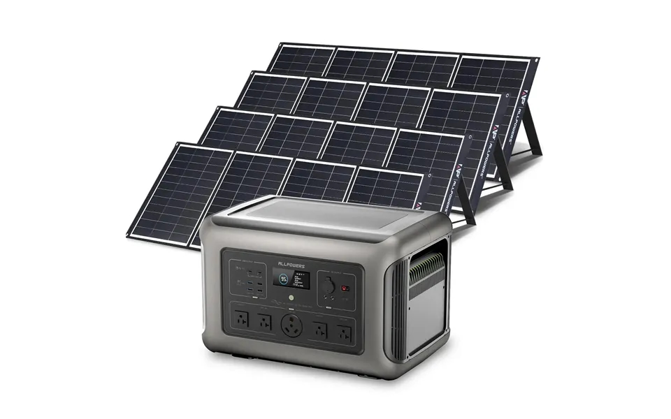 Allpowers Solar Generator Kit 3200w Power Station 200w Solar Panel