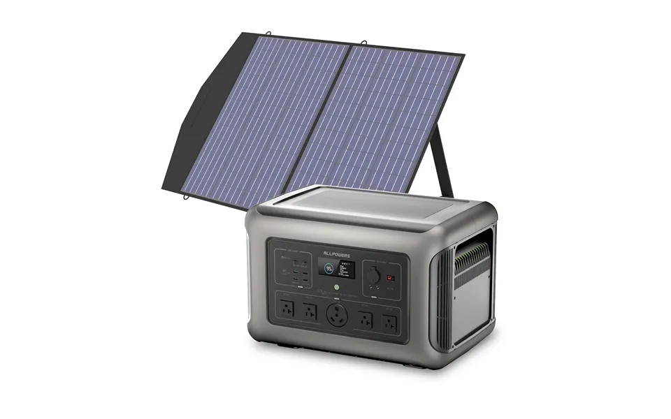 Solar Generator Kit 3200w Power Station 100w Solar Panel