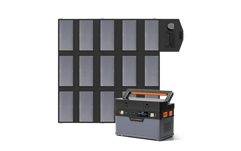 Solar Generator Kit 700w Portable Power Station 100w Solar Panel