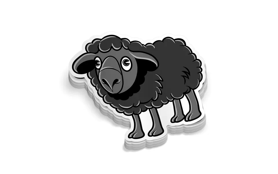 Black Sheep - Hard Hat Decal
