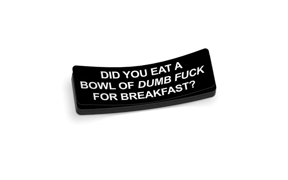 Bowl Of Dumb Hard Hat Decal