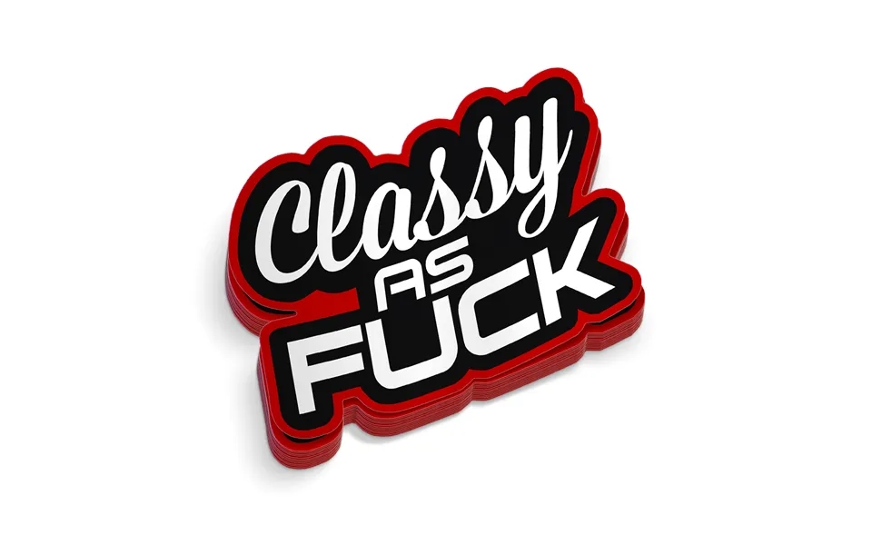 Classy Af Hard Hat Decal