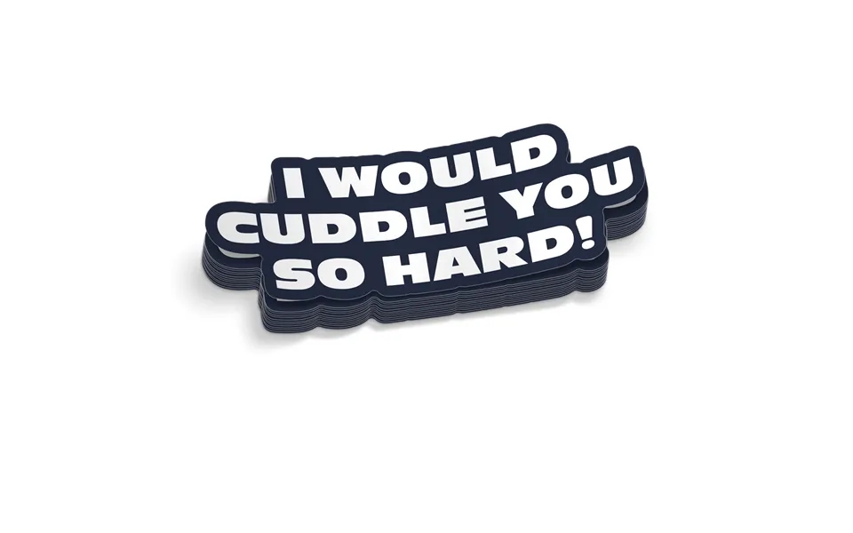 Cuddle - Hard Hat Decal
