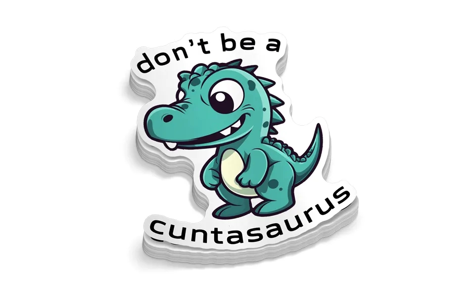 Cuntasarurus Hard Hat Decal