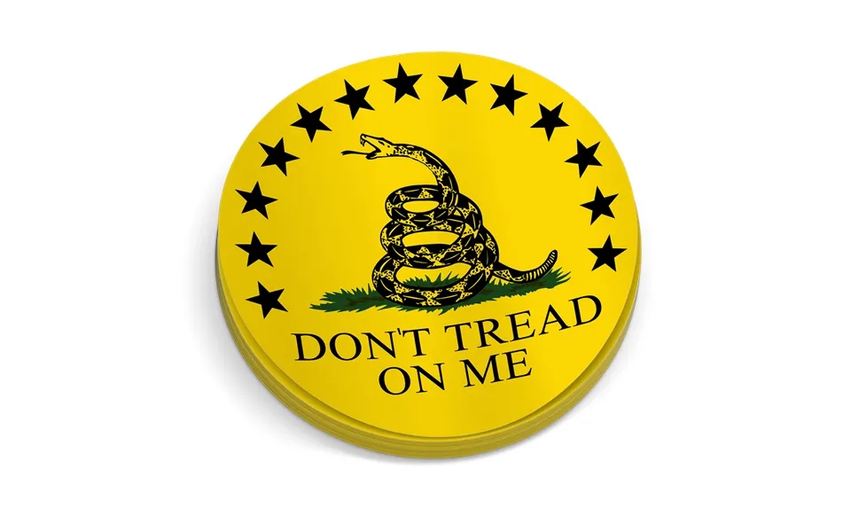 Don't Tread On Me Hard Hat Decal