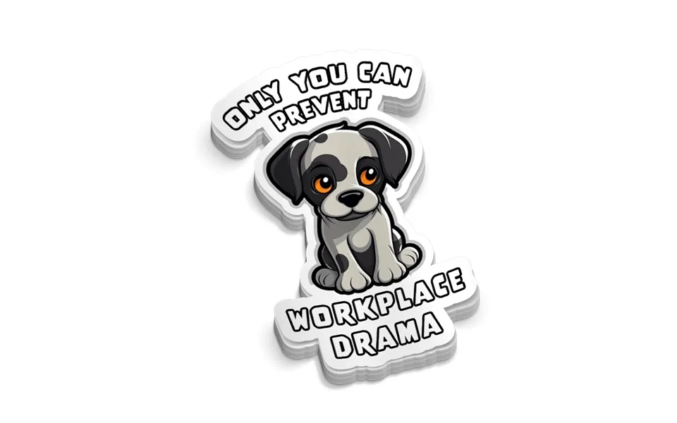 Drama - Hard Hat Decal