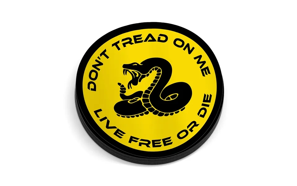 Dtom Live Free Hard Hat Decal