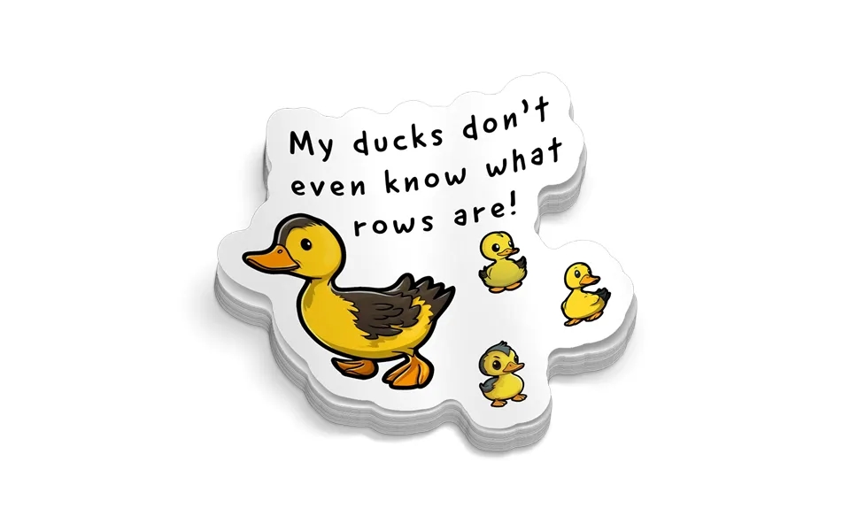 Ducks Hard Hat Decal