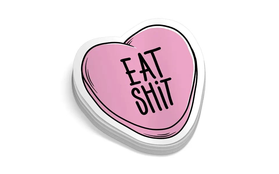 Eat Shit - Hard Hat Decal