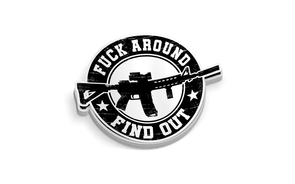 Fafo Round Hard Hat Decal