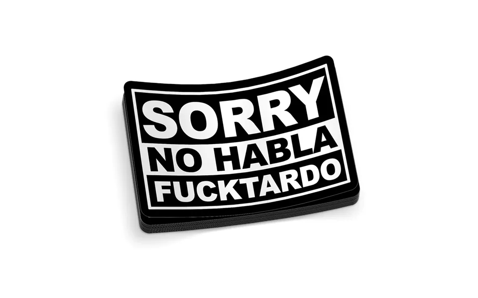 F*cktardo Hard Hat Decal