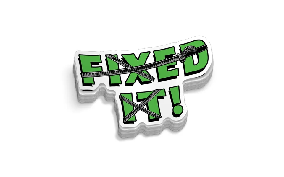 Fixed It - Hard Hat Decal