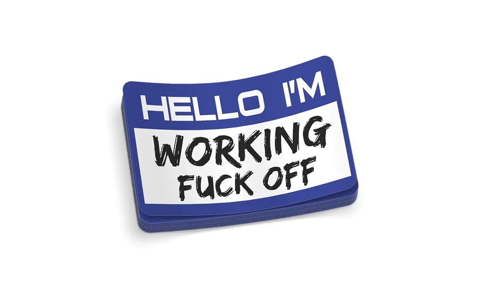 Hello Hard Hat Decal