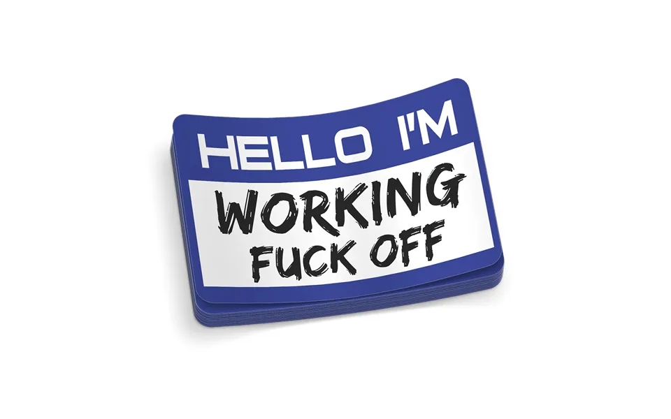 Hello Hard Hat Decal