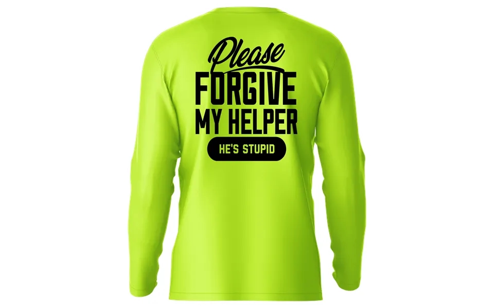 Helper - Hi-visibility Upf 50 Long Sleeve Sun Shirt