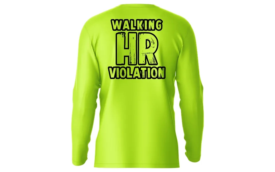 Hr Violation - Hi-visibility Upf 50 Long Sleeve Sun Shirt