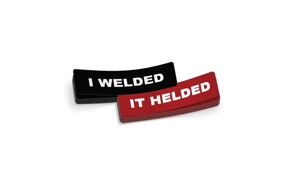 I Welded Hard Hat Decal