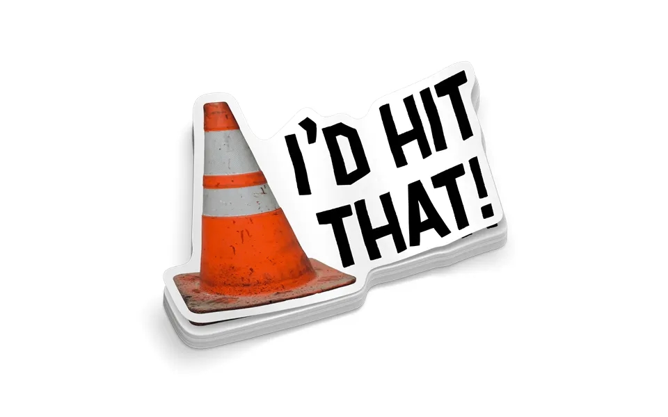 I'd Hit That - Hard Hat Decal