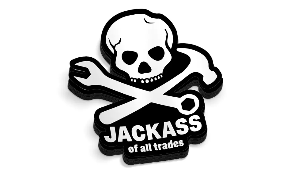Jackass - Hard Hat Decal