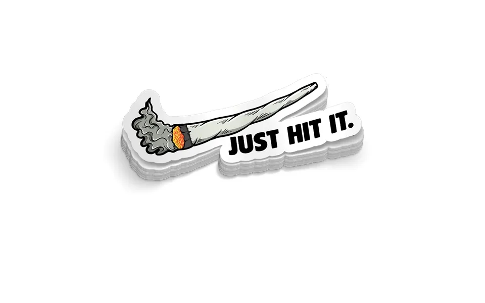 Just Hit It - Hard Hat Decal