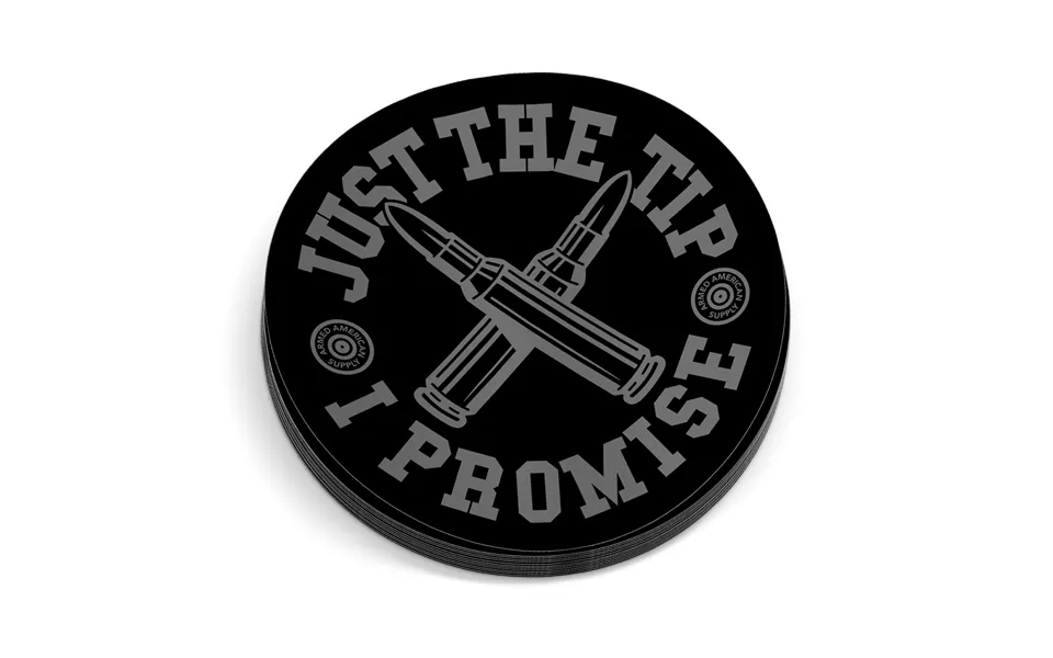 Just The Tip Hard Hat Decal