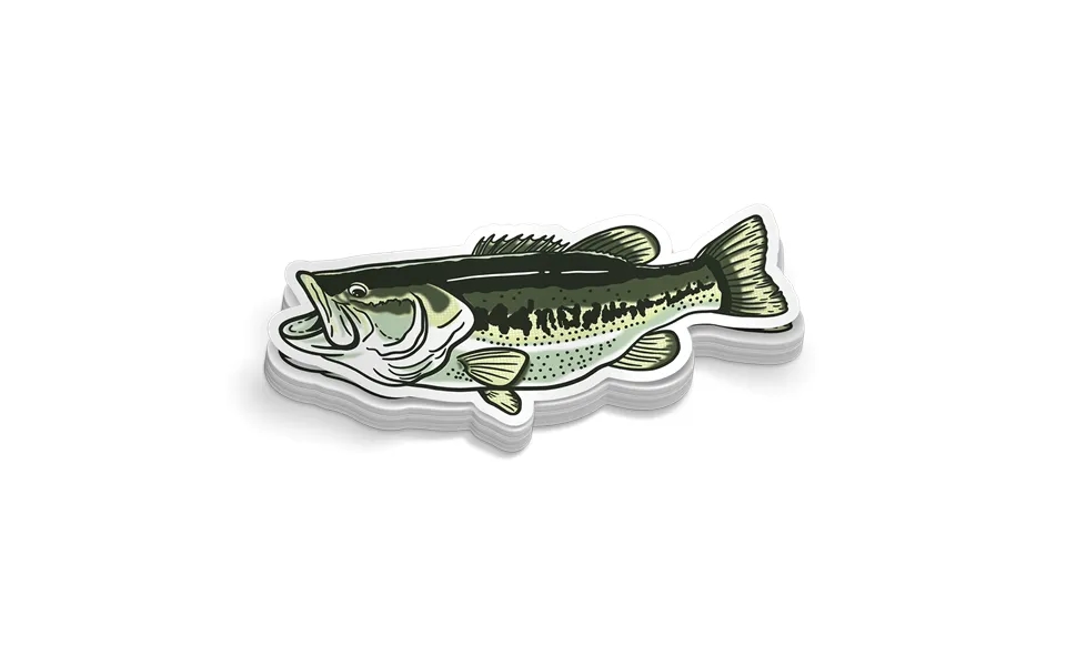 Largemouth Hard Hat Decal