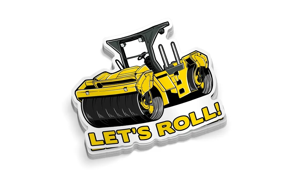 Let's Roll - Hard Hat Decal