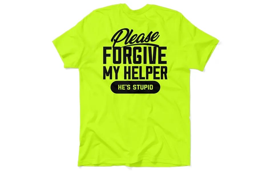 My Helper - Safety Yellow T-shirt