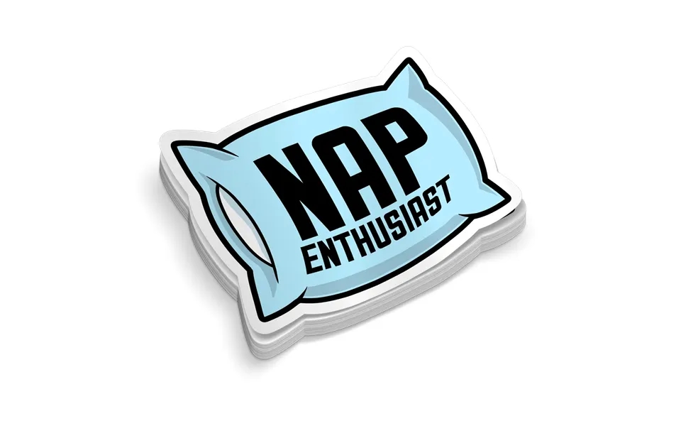 Nap Enthusiast - Hard Hat Decal