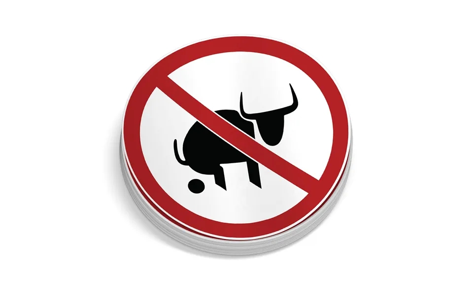No Bull Hard Hat Decal