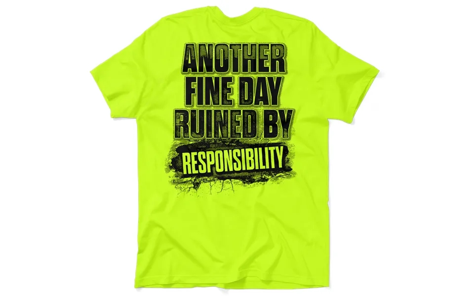 Responsibility - Safety Yellow T-shirt