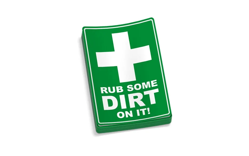 Rub Some Dirt On It - Hard Hat Decal
