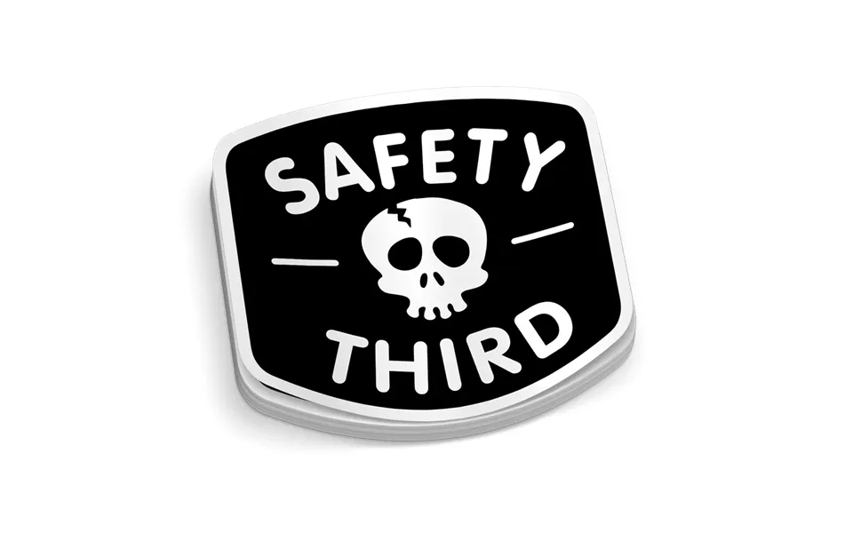 Safety Third Hard Hat Decal