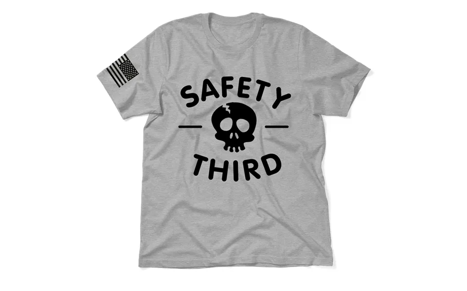 Safety Third - Heather Gray T-shirt